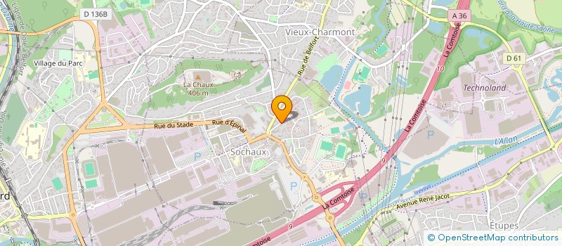 localisation de l'entreprise MONSIEUR UNAL ABDULLAH  SOCHAUX