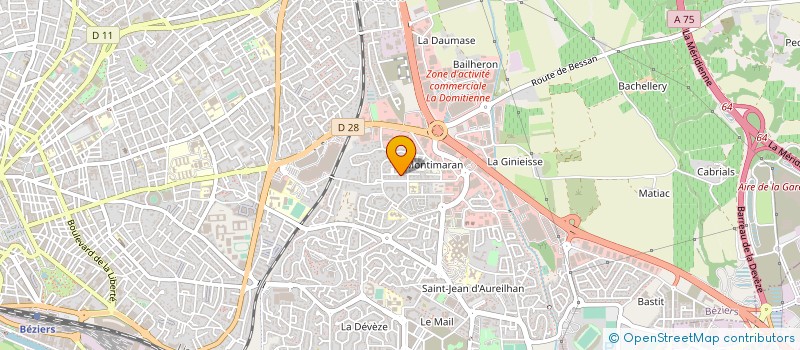 localisation de l'entreprise MONSIEUR UNAL ALICI  BEZIERS