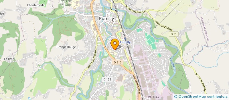 localisation de l'entreprise MONSIEUR UNAL ALTINEL  RUMILLY