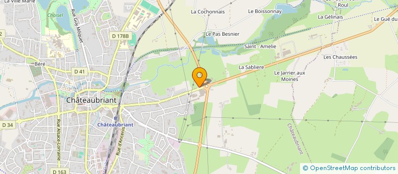localisation de l'entreprise MONSIEUR UNAL OZKAN à CHATEAUBRIANT