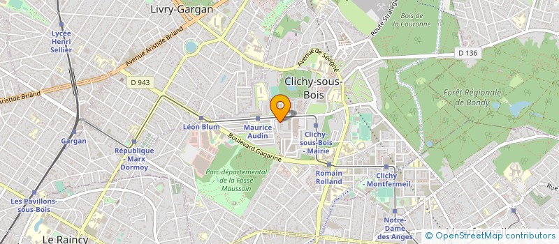 localisation de l'entreprise MONSIEUR UNAL OZTURK à CLICHY-SOUS-BOIS