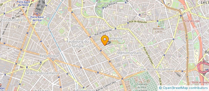 localisation de l'entreprise MONSIEUR UNIQUE JEROME  PARIS