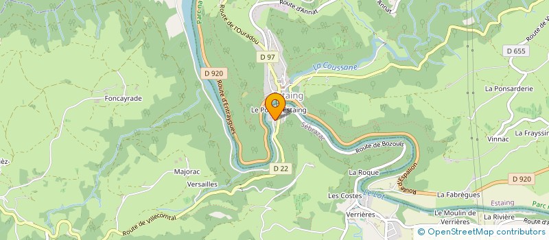 localisation de l'entreprise MONSIEUR URBAIN DIJOLS à ESTAING