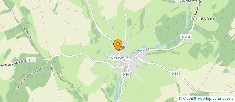 localisation de l'entreprise MONSIEUR URBAIN GENTILHOMME  MELINCOURT