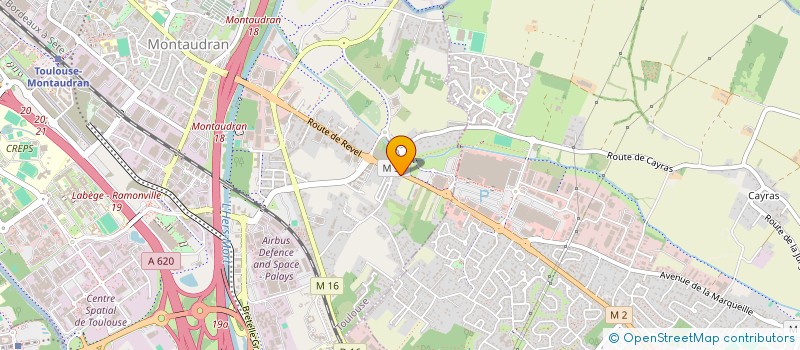 localisation de l'entreprise MONSIEUR URBAIN GRANDIN DE L'EPREVIER à TOULOUSE