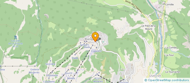 localisation de l'entreprise MONSIEUR URBAIN GUINARD  UVERNET FOURS