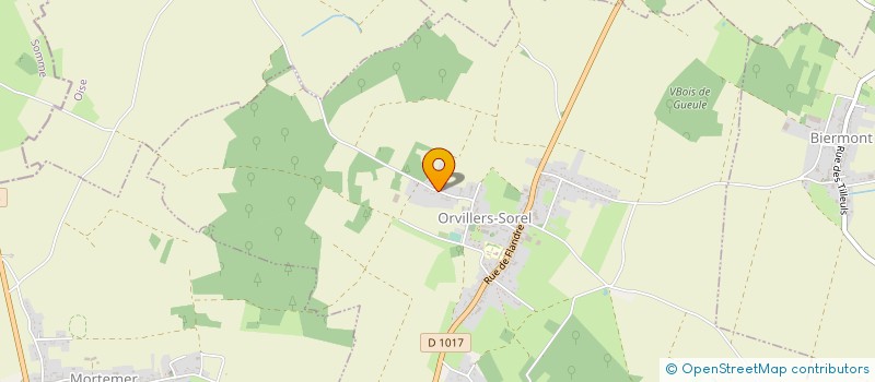 localisation de l'entreprise MONSIEUR URBAIN LOWKIS  ORVILLERS-SOREL