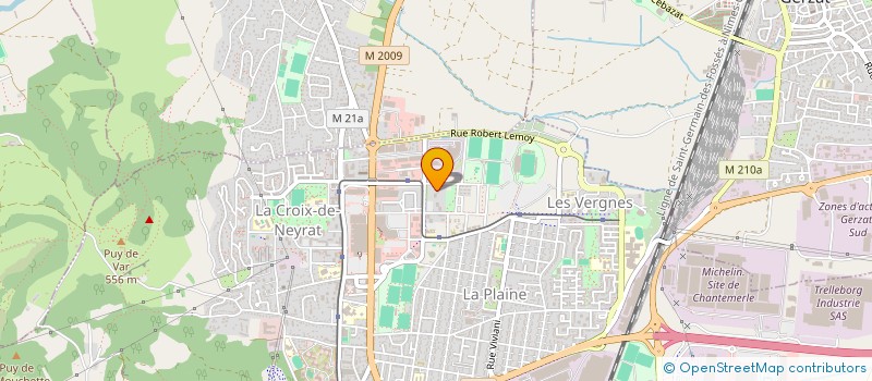 localisation de l'entreprise MONSIEUR URBAIN MAISSA MANDZA  CLERMONT-FERRAND