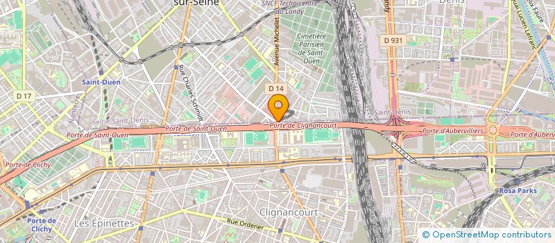 localisation de l'entreprise MONSIEUR URBAIN SELLEM à SAINT-OUEN-SUR-SEINE