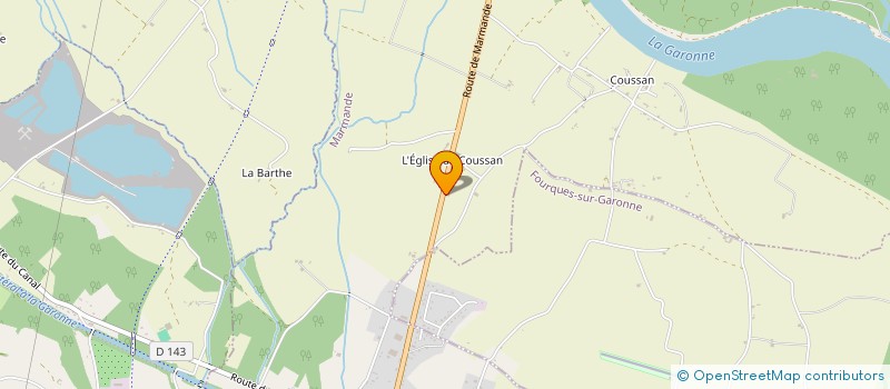 localisation de l'entreprise MONSIEUR URIEL CONILH  MARMANDE