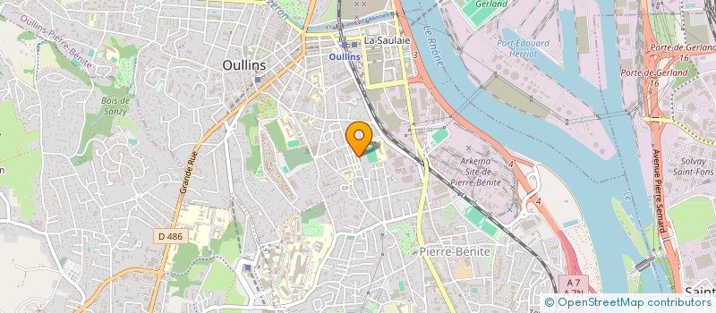 localisation de l'entreprise MONSIEUR URIEL DISSI TCHAWO  OULLINS-PIERRE-BENITE