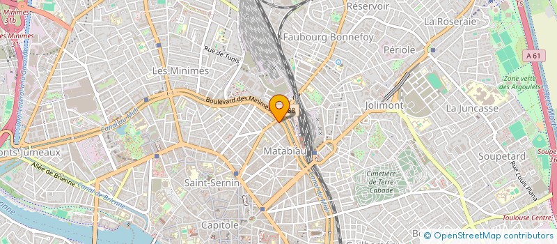 localisation de l'entreprise MONSIEUR URIEL DUPUY à TOULOUSE