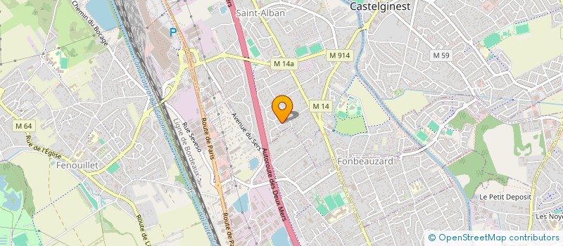 localisation de l'entreprise MONSIEUR URIEL NLANDU  ST ALBAN