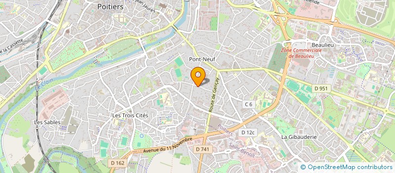 localisation de l'entreprise MONSIEUR URMAS AUNAPUU  POITIERS