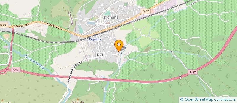 localisation de l'entreprise MONSIEUR URS GERET  PIGNANS