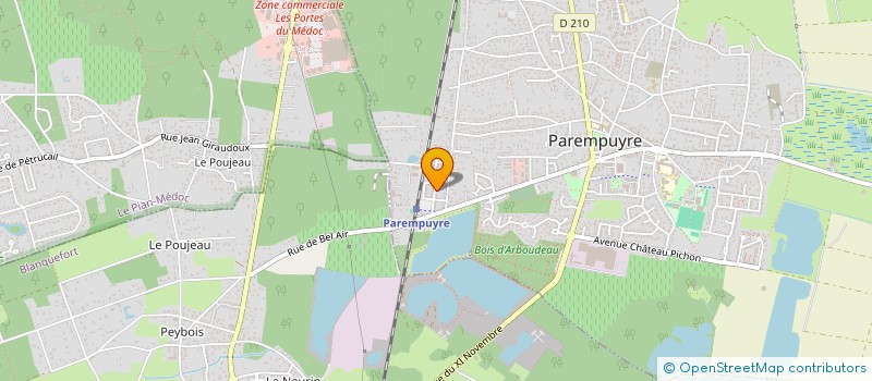 localisation de l'entreprise MONSIEUR USAMA ABU TIR  PAREMPUYRE