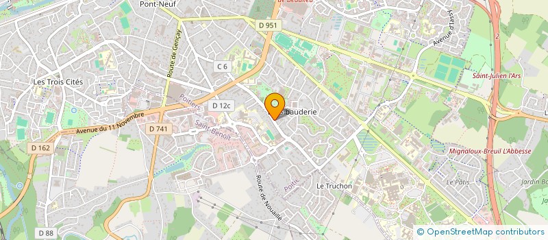 localisation de l'entreprise MONSIEUR USAMA AHMAD  POITIERS