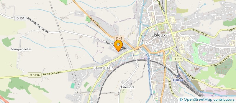 localisation de l'entreprise MONSIEUR USMAN ALI  LISIEUX