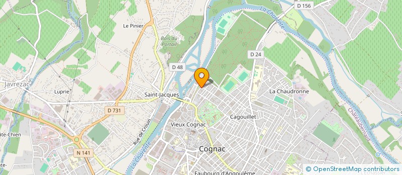 localisation de l'entreprise MONSIEUR USMAN KAKAR à COGNAC