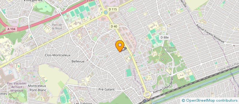 localisation de l'entreprise MONSIEUR USMAN MOHAMMAD à VILLEPINTE