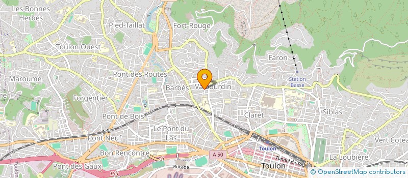 localisation de l'entreprise MONSIEUR USMAN MUHAMMAD  TOULON