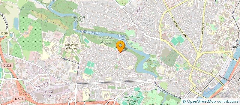 localisation de l'entreprise MONSIEUR USMAN MUHAMMAD à ANGERS