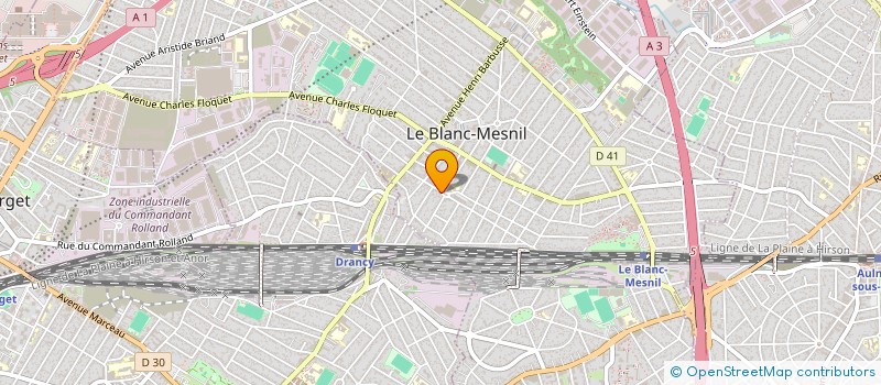localisation de l'entreprise MONSIEUR USMAN MUHAMMAD à LE BLANC-MESNIL