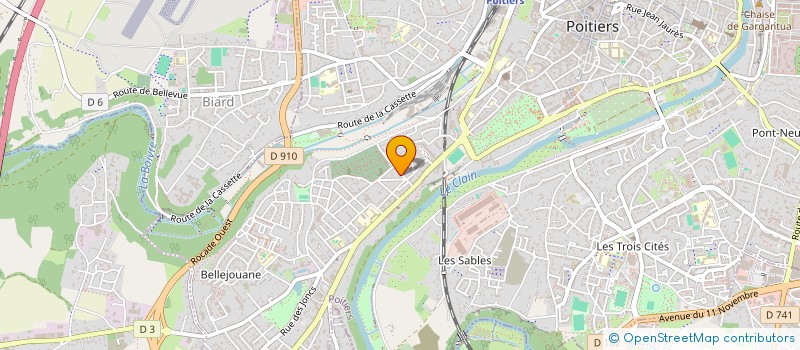 localisation de l'entreprise MONSIEUR USMAN MUHAMMAD  POITIERS