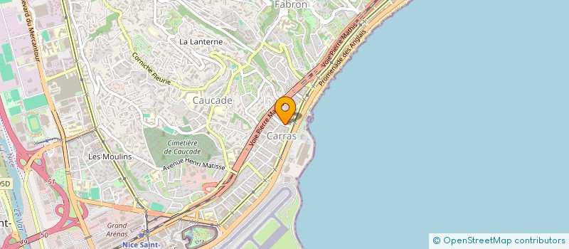 localisation de l'entreprise MONSIEUR USMAN TSIZDOYEV  NICE