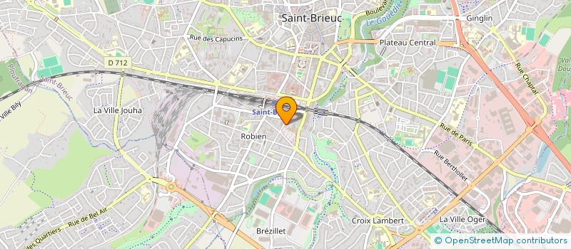 localisation de l'entreprise MONSIEUR USMANGHANI AHMADI à SAINT-BRIEUC