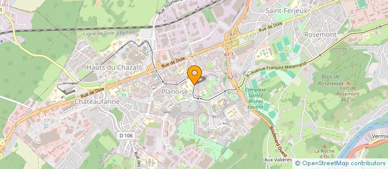 localisation de l'entreprise MONSIEUR UTA KRIEGER à BESANCON