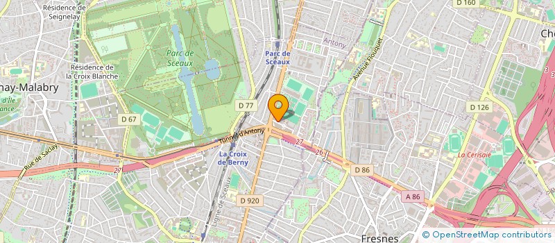 localisation de l'entreprise MONSIEUR UTHAYACHANDRAN VELAUTHAM à ANTONY