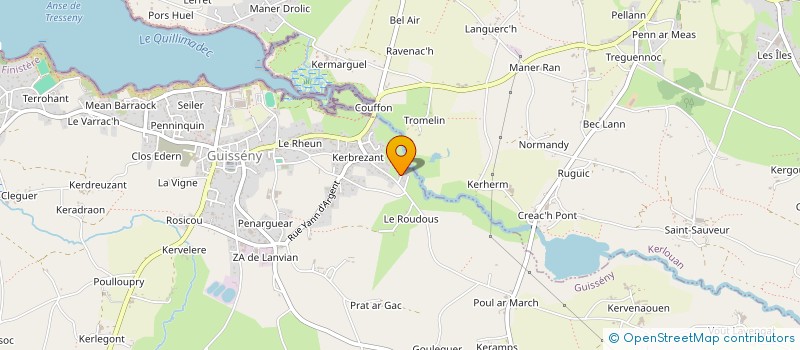 localisation de l'entreprise MONSIEUR UWE BOCHERER  GUISSENY