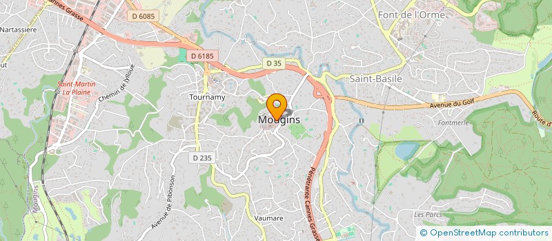 localisation de l'entreprise MONSIEUR UWE SCHEERER  MOUGINS