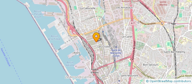 localisation de l'entreprise MONSIEUR UYGAR CETIN à MARSEILLE
