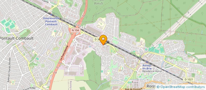 localisation de l'entreprise MONSIEUR UZAIF MALIK  ROISSY-EN-BRIE