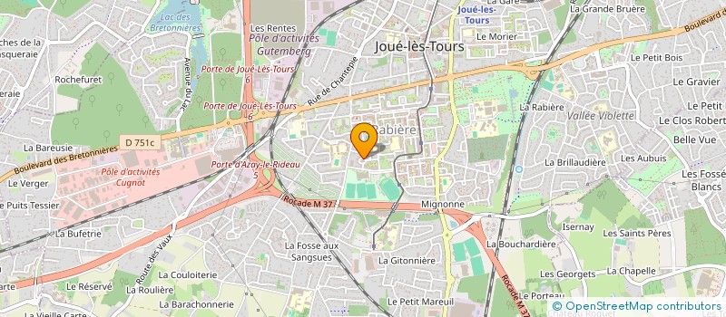 localisation de l'entreprise MONSIEUR UZAY SAG  JOUE-LES-TOURS