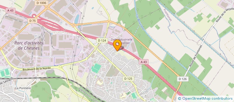 localisation de l'entreprise MONSIEUR UZEHIR BATUR  LA VERPILLIERE