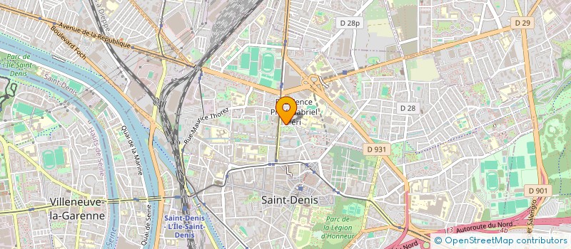 localisation de l'entreprise MONSIEUR UZZAL BARUA à SAINT-DENIS