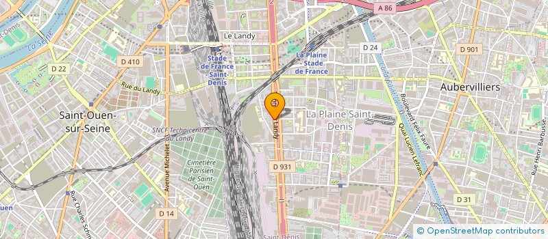 localisation de l'entreprise MONSIEUR UZZAL MIAH  SAINT-DENIS