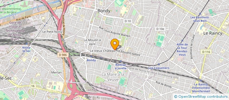 localisation de l'entreprise MONSIEUR VADIM BANARI  BONDY