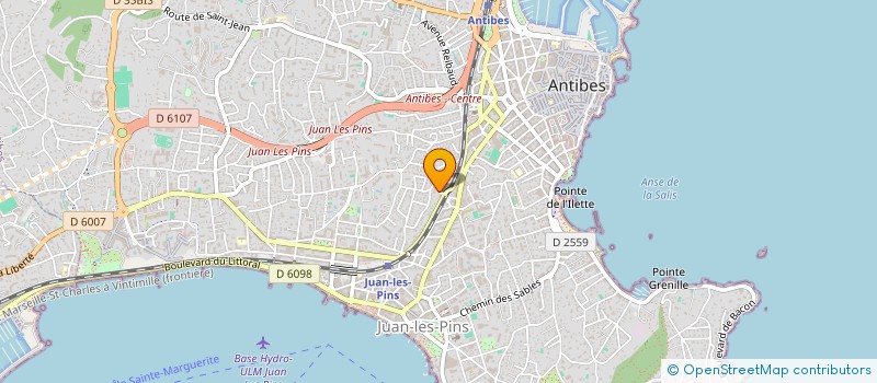 localisation de l'entreprise MONSIEUR VADIM BODRUG à ANTIBES