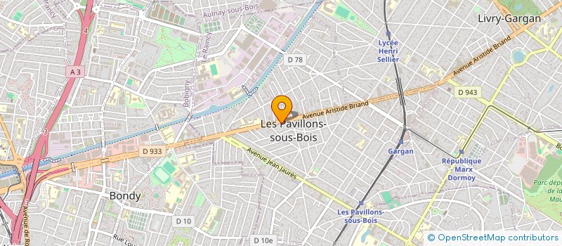 localisation de l'entreprise MONSIEUR VADIM CHICUS  LES PAVILLONS-SOUS-BOIS