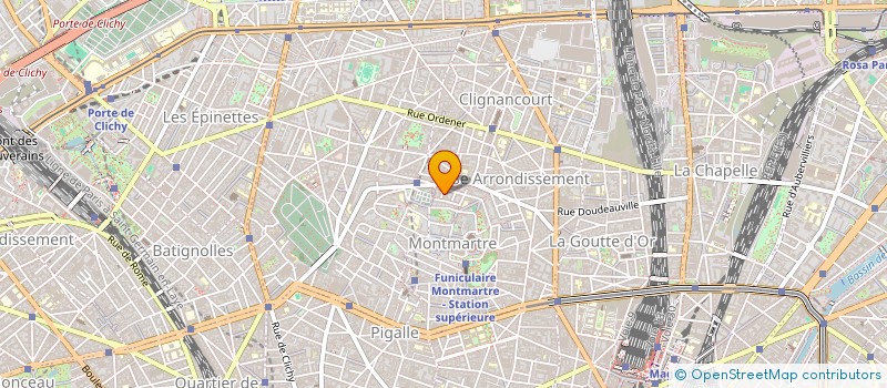 localisation de l'entreprise MONSIEUR VADIM CONSTANTIN  PARIS