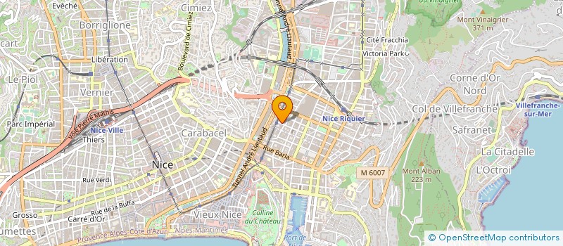 localisation de l'entreprise MONSIEUR VADIM COROLETCHI à NICE