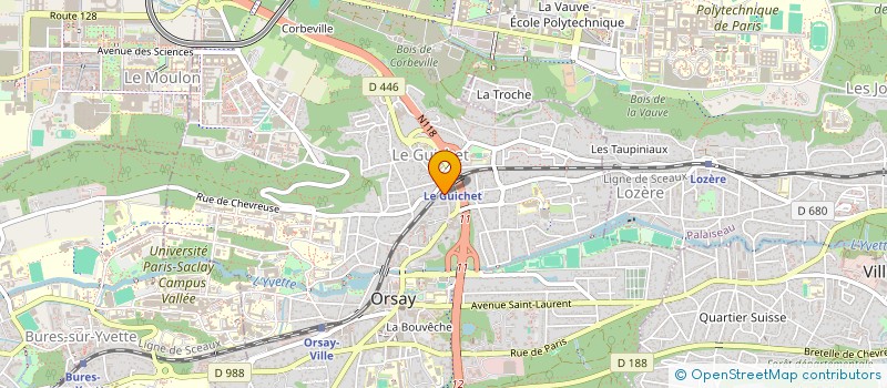 localisation de l'entreprise MONSIEUR VADIM COSTENIUC  ORSAY