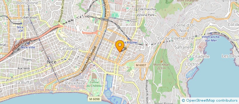 localisation de l'entreprise MONSIEUR VADIM CROHINOV à NICE