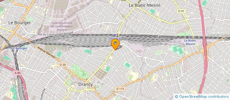 localisation de l'entreprise MONSIEUR VADIM DARIE à DRANCY