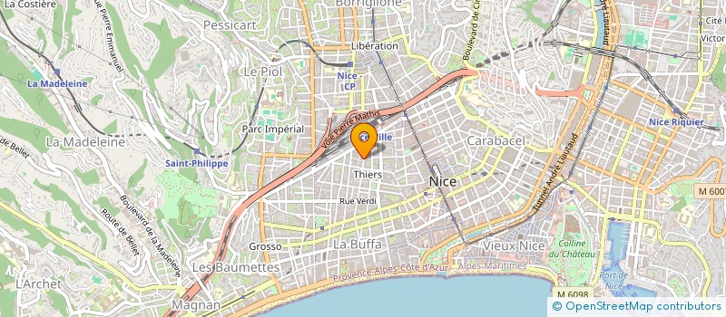 localisation de l'entreprise MONSIEUR VADIM DODON  NICE