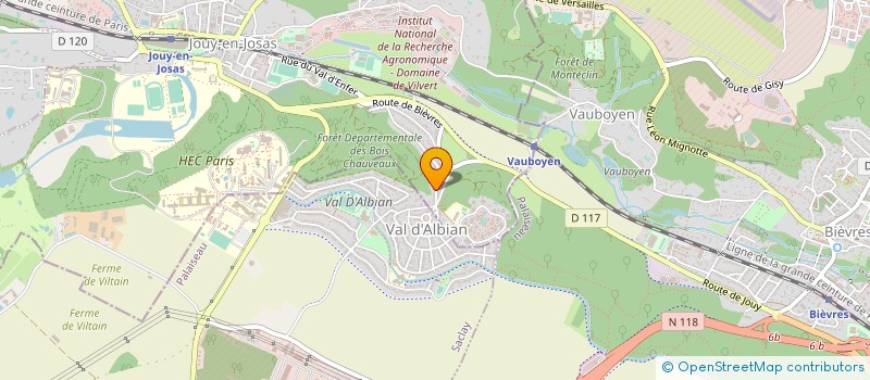 localisation de l'entreprise MONSIEUR VADIM DUDUCAL  JOUY-EN-JOSAS